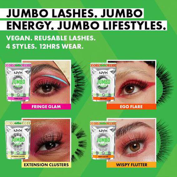 4 jumbo lash styles
