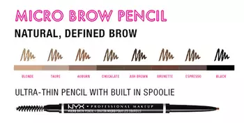 micro brow pencil visual vegan