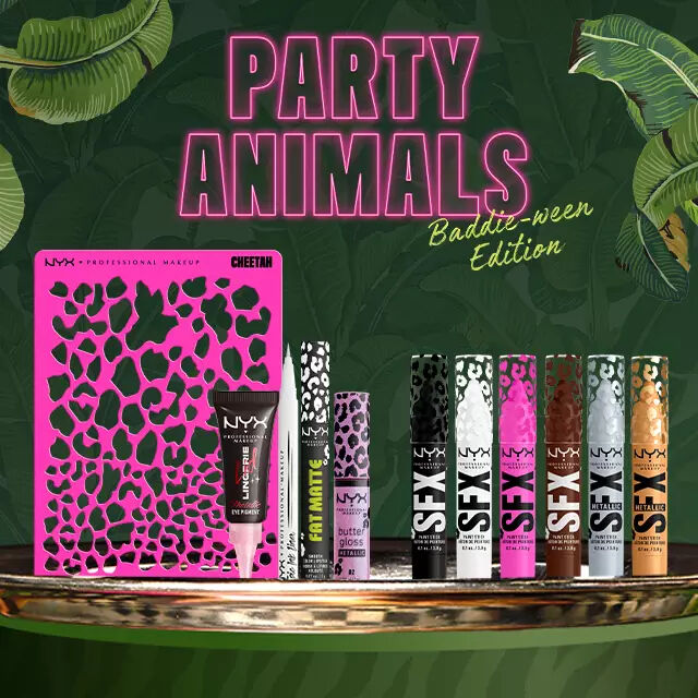NYX PARTY ANIMALS SHOPPABLE IMAGE
