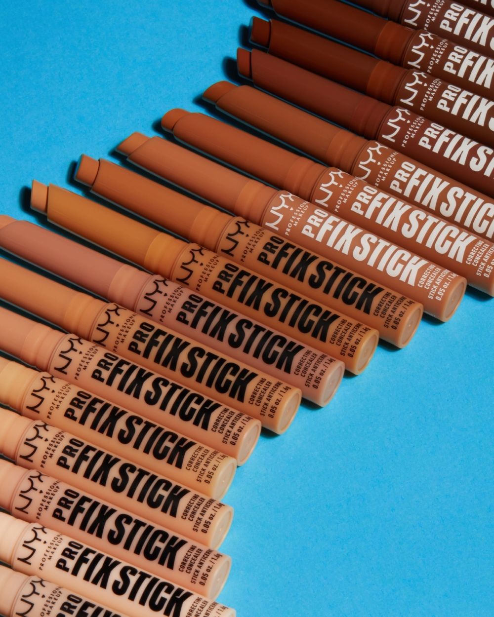 product shot of NYX Fix Stick Concealer shades