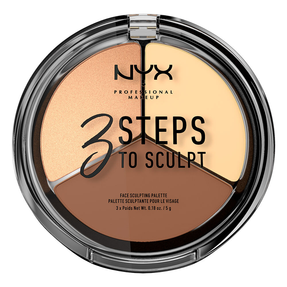 NYX Professional Makeup 3 Steps To Sculpt Contour Palette in Light