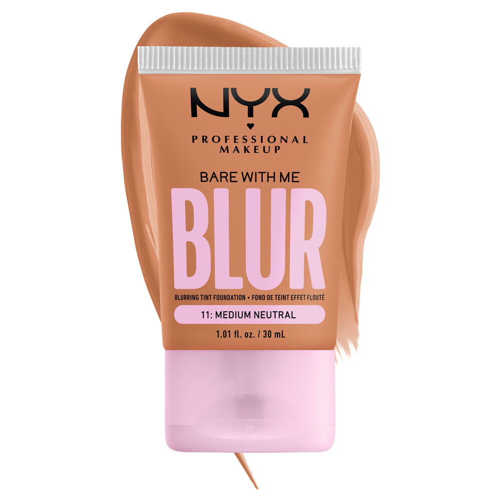 NYX Professional Makeup Bare With Me Blur Skin Tint Foundation in Medium Neutral