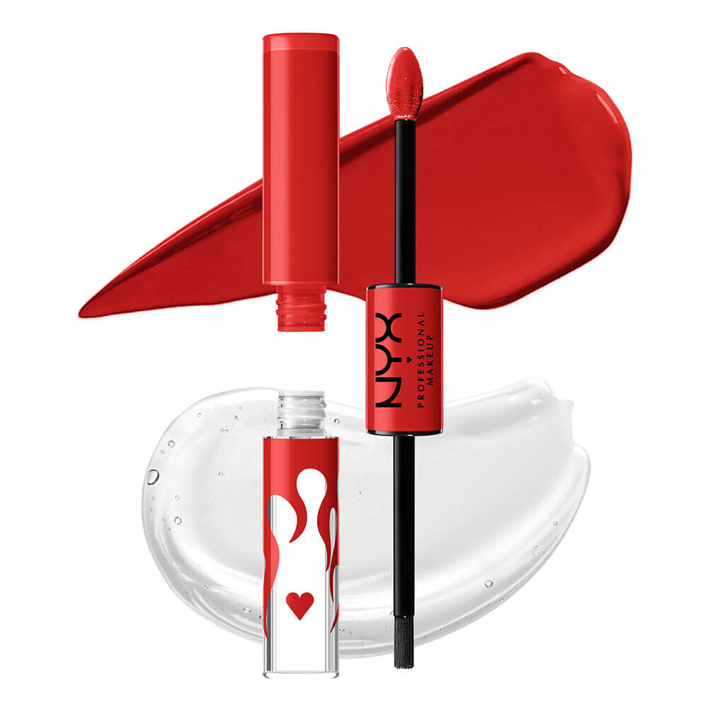 NYX Professional Makeup Shine Loud High Shine Lip Colour in REBEL IN RED SERRANO