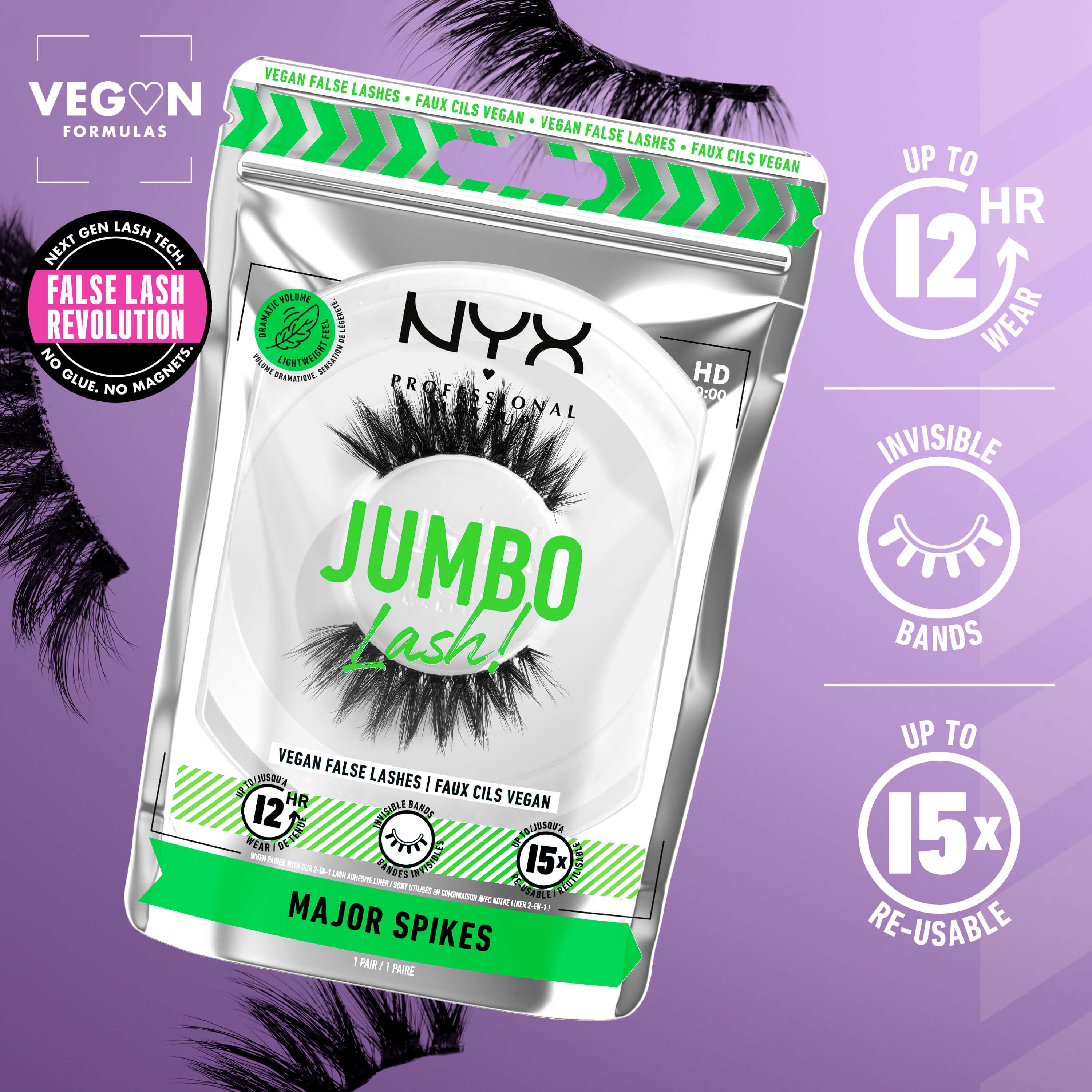 Jumbo Lash! Vegan False Lashes