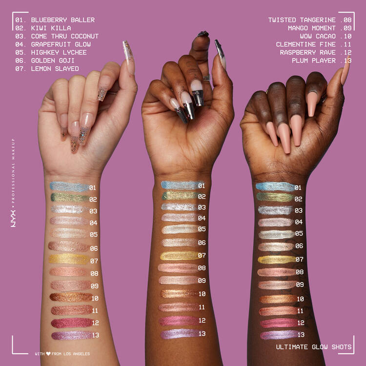 Ultimate Glow Shots Eyeshadow NYX Professional Makeup UK Ultimate Glow Shots Eyeshadow NYX Professional Makeup UK