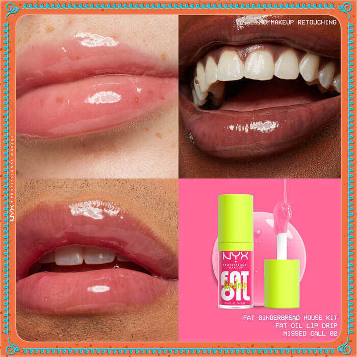 Holiday Fat Gingerbread House - Lip Makeup Set