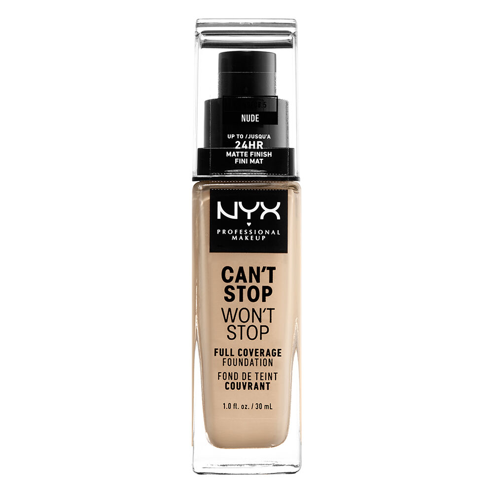 NYX Professional Makeup Can't Stop Won't Stop Full Coverage Foundation in CSWSF6.5 - Nude