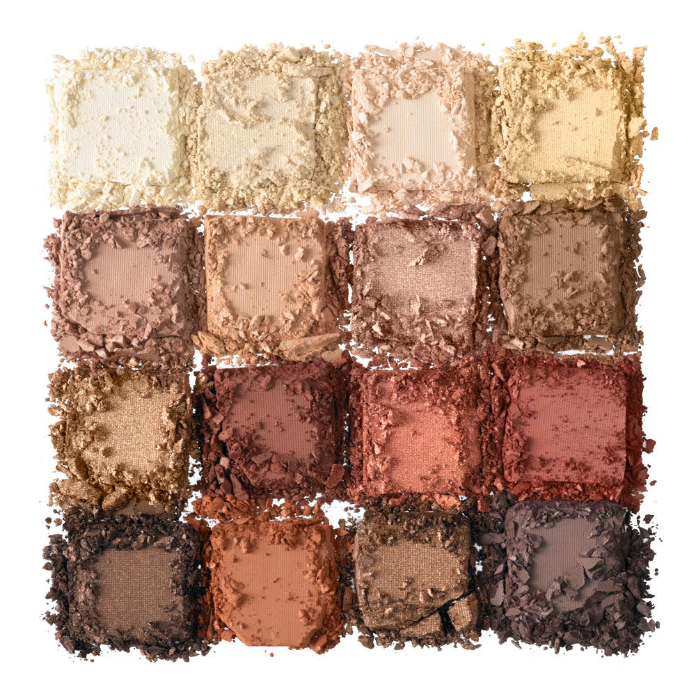 Ultimate Shadow Palette Warm Neturals Swatch.