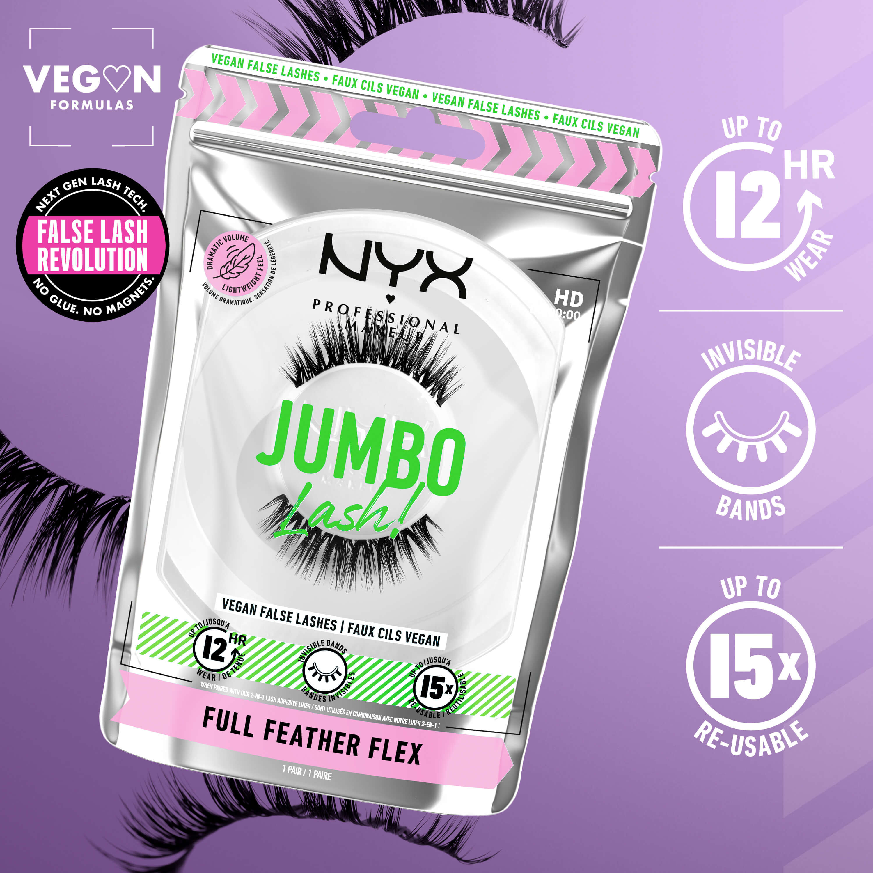 Jumbo Lash! Vegan False Lashes