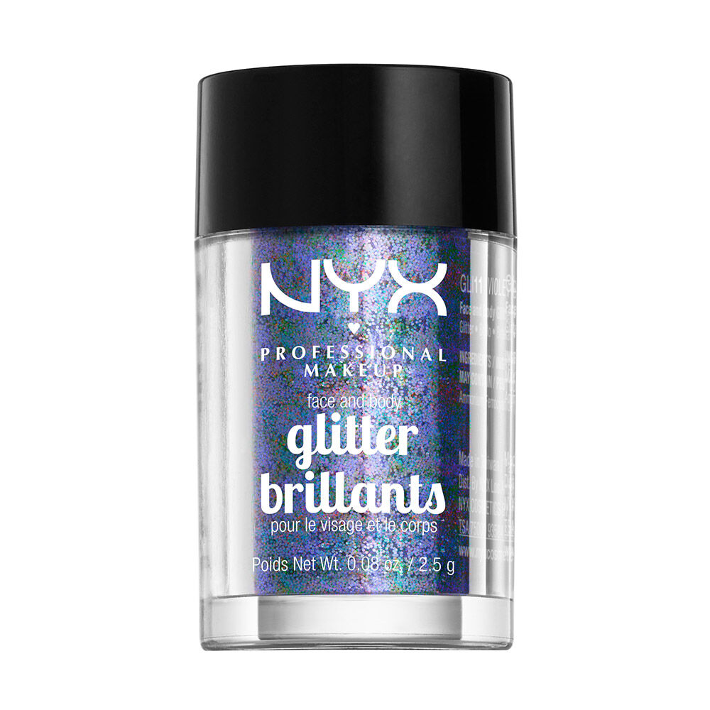 NYX Professional Makeup Face & Body Glitter in Violet