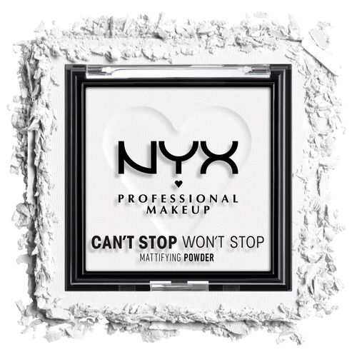 NYX Professional Makeup Can't Stop Won't Stop Mattifying Powder in BRIGHTENING TRANSLUCENT