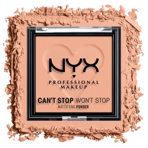 NYX Professional Makeup Can't Stop Won't Stop Mattifying Powder in BRIGHTENING PEACH
