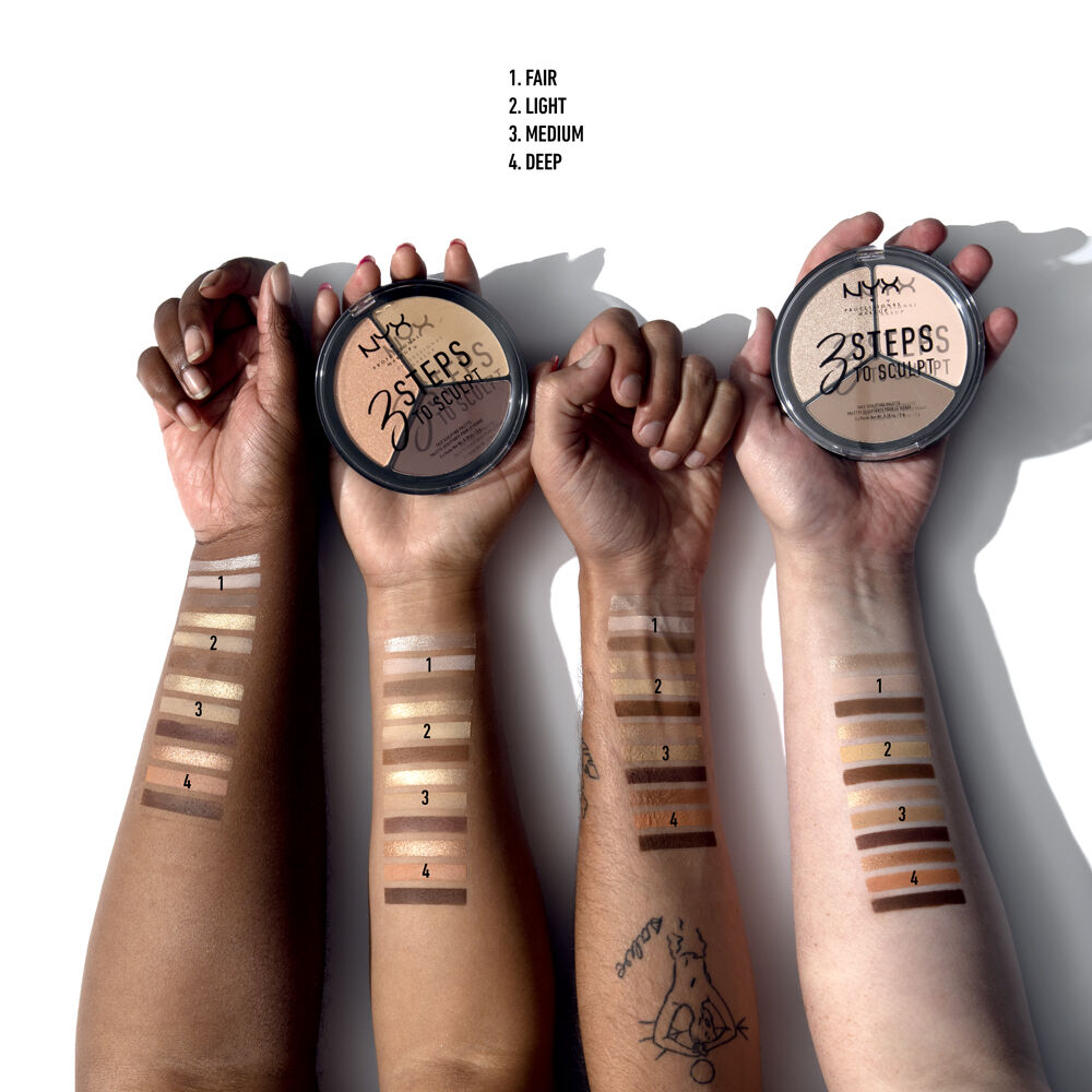 3 Steps To Sculpt Contour Palette