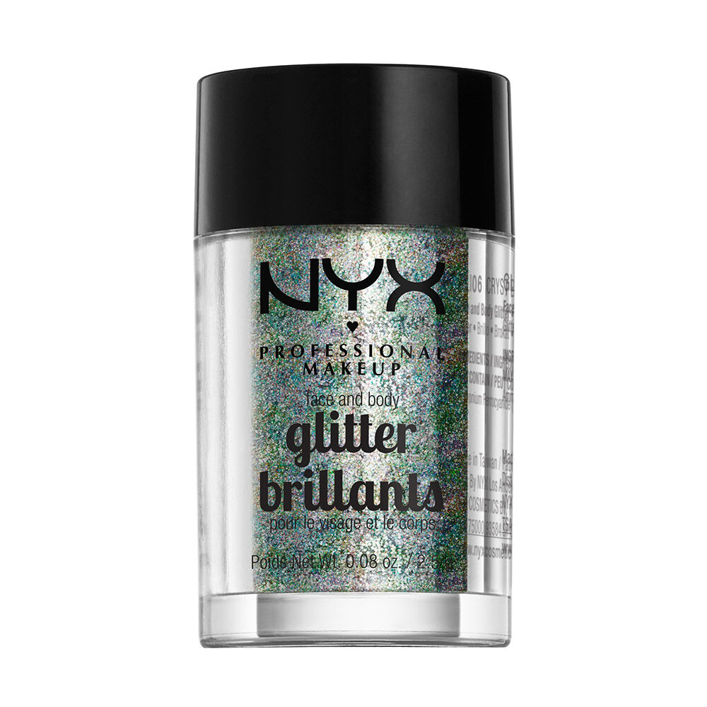 NYX Professional Makeup Face & Body Glitter in Crystal