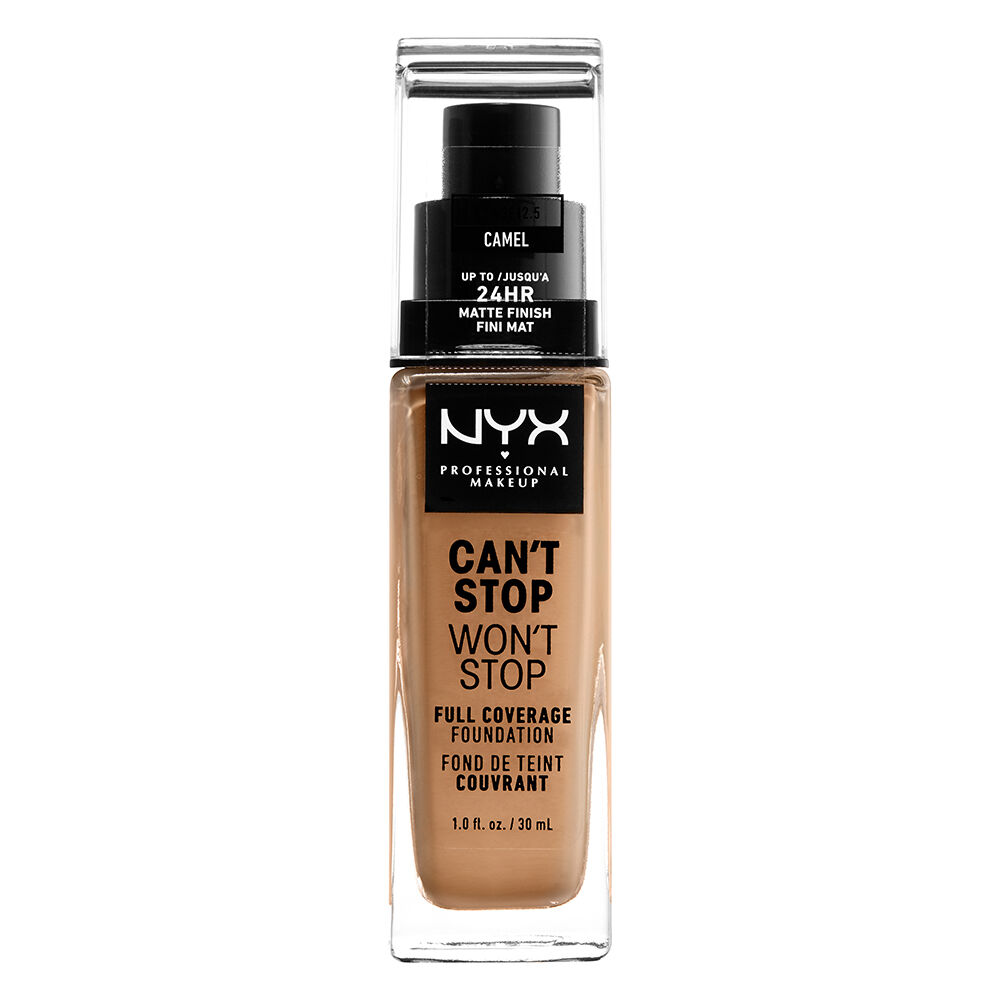 NYX Professional Makeup Can't Stop Won't Stop Full Coverage Foundation in CSWSF12.5 - Camel