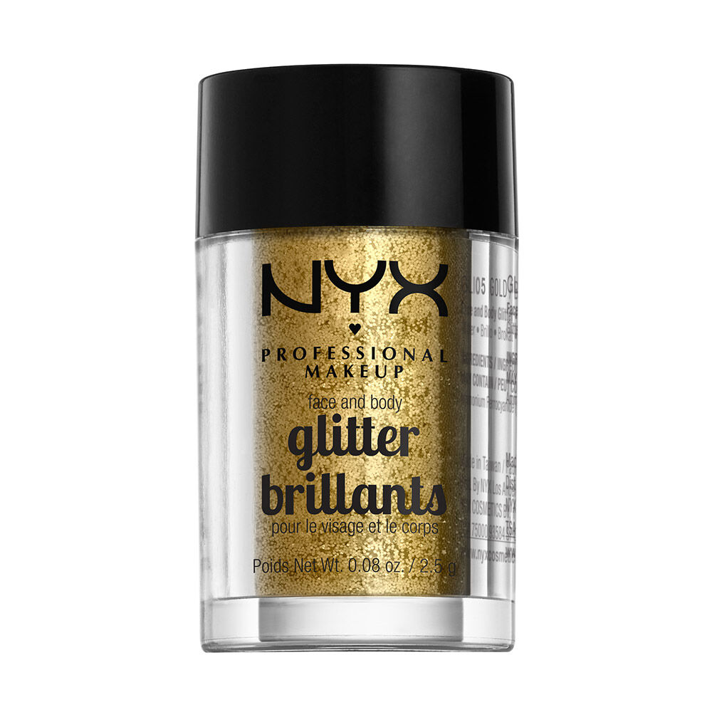 NYX Professional Makeup Face & Body Glitter in Gold