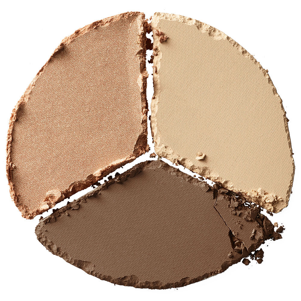 Face Sculpting Makeup Palette Light  Swatch - 3 Steps.
