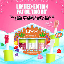 Holiday Fat Oil Trio Gift Set - Christmas Lip Oil Set