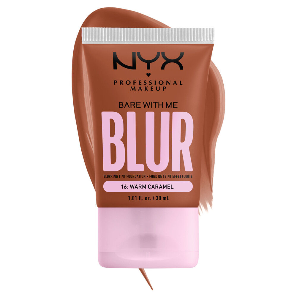 NYX Professional Makeup Bare With Me Blur Skin Tint Foundation in Warm Caramel