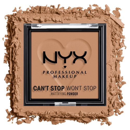 NYX Professional Makeup Can't Stop Won't Stop Mattifying Powder in CARAMEL