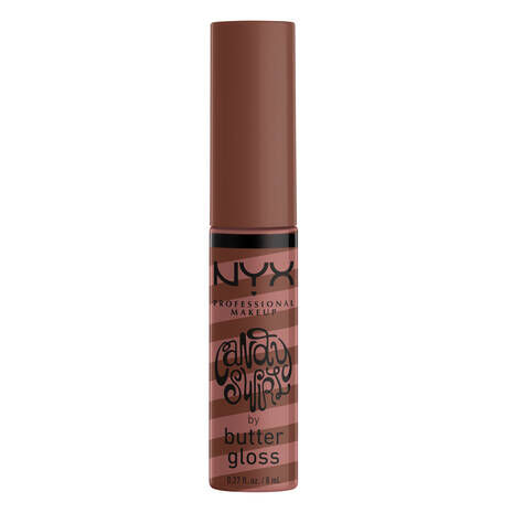 NYX Professional Makeup Candy Swirl Butter Lip Gloss in 01 - Funnel Cake